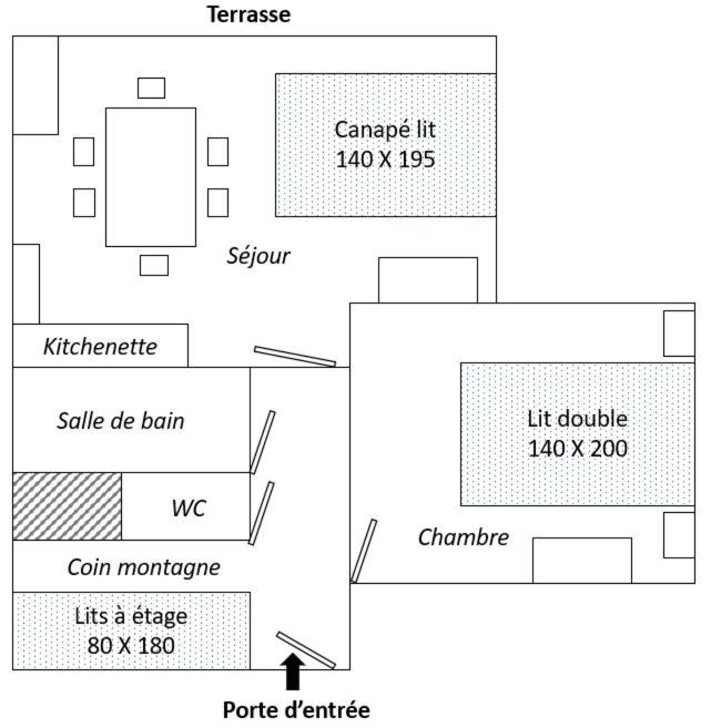 Appartement Renove T2, Vue Montagne Samoens Exterior photo