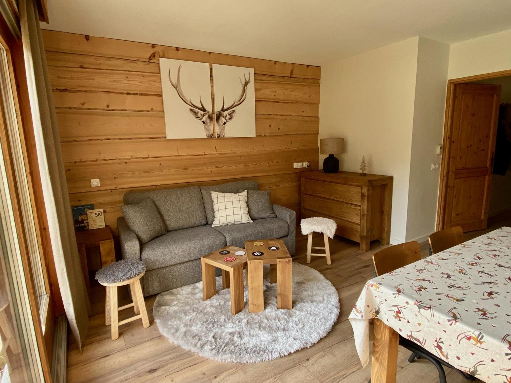 Appartement Renove T2, Vue Montagne Samoens Exterior photo