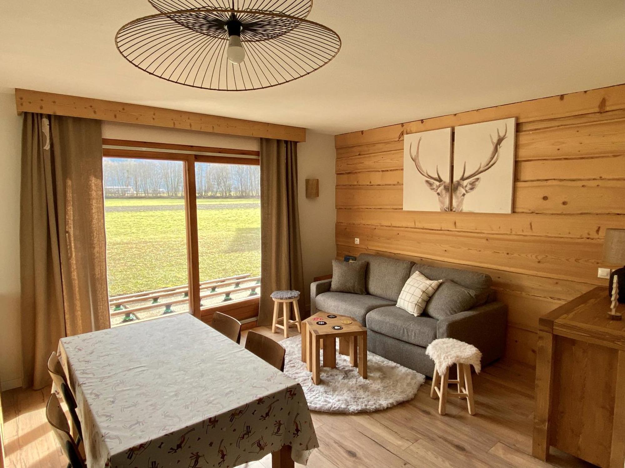 Appartement Renove T2, Vue Montagne Samoens Exterior photo